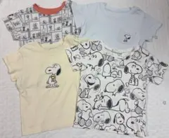 ユニクロ　H&M スヌーピー　Tシャツ　90cm 4枚セット