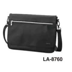 Laporta ラポルタ マイクロファイバー ショルダーバッグ ブラック