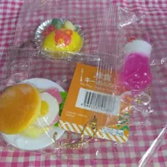 クリームソーダ洋食セットミニチュア