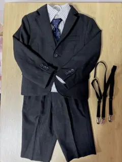 eimiarts 110cm フォーマルスーツセット　サスペンダー付き