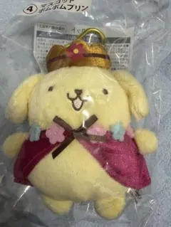ポムポムプリン 30周年 マスコット ぬいぐるみ　当たりくじのサムネイル
