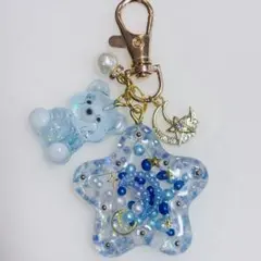 琥珀糖 夜空熊ちゃん ハンドメイド シャカシャカシェイカー - メルカリ