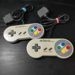 スーパーファミコン　コントローラー２個セット92605