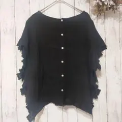 ツハルバイサマンサモスモス 刺繍レースブラウス エンブロイダリーリネン100%のサムネイル