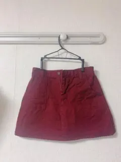 コーデュロイスカート 台形スカート