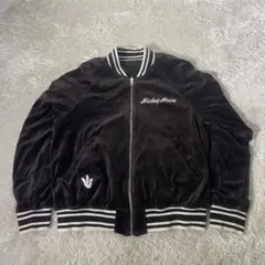 ミッキーマウス　スカジャン　ベロアジャケット　リバーシブル　MOUSSY