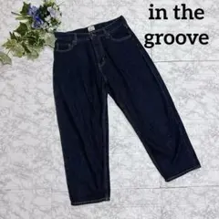 【美品】インザグローヴ デニム テーパード バルーン パンツ カジュアル