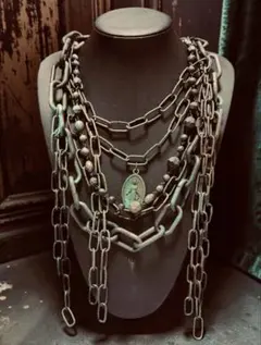 ★1点物★ジャンポールゴルチエ☆マルチチェーンスカルヘッドネックレス 2026年最新】JeanPaul GAULTIER メンズ ネックレスの人気アイテム