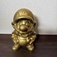 任天堂 ゴールドマリオ像 非売品 店舗展示 - メルカリ