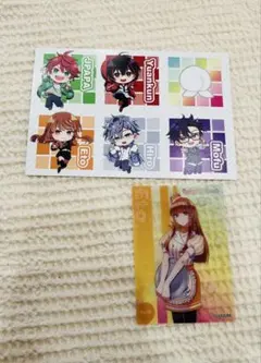 カラフルピーチEto ポストカードとカード