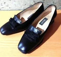 BALLY(バリー) ブラックリボンローファー イタリア製 21・5のサムネイル