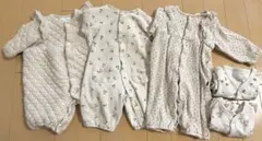 コットン ドット柄 さくらんぼ　フリル　ロンパース　カバーオール　まとめ売り