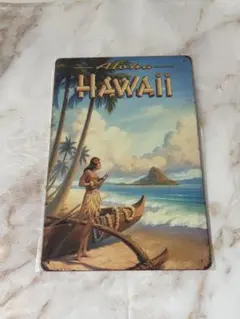 ブリキ看板 Aloha HAWAII アメリカン雑貨 インテリア雑貨