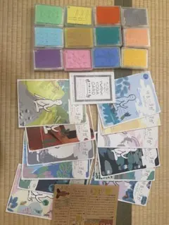 フェリシモ『ゆるいヨガ』テキスト12冊＆カード12セット レッスン