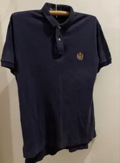 Ralph Lauren ポロシャツ ネイビー Mサイズ　レトロ