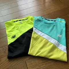 ニューバランス　バドミントンウェア　ゲームシャツ　ドライシャツ　M2枚セット