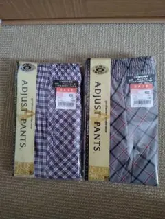 Mサイズ チェック柄トランクス2枚セット