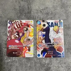 ONE PIECE ワンピース カード ラウンドワン プロモ サンジ 松屋コラボ