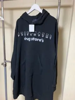 ドラッグストアーズ新品タグ付きパーカーワンピースF