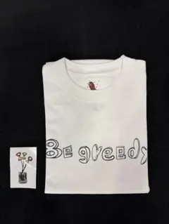 8egreedy新品未使用ブロックTシャツ Sサイズステッカー付き