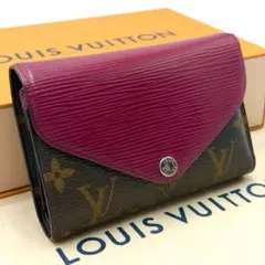 ルイヴィトン モノグラム ポルトフォイユ マリールー コンパクト 三つ折り財布