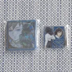 鬼滅の刃 冨岡義勇 モクテル ロト グリッター 缶バッジ アクリルパネル