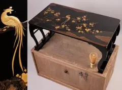 最高級 箏 十三弦琴 くり甲 子持綾杉彫 金口前本龍舌螺鈿金蒔絵 御所車