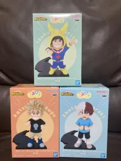 僕のヒーローアカデミア ちあぴこ フィギュア 3種セット 爆豪 轟 ヒロアカ