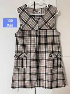 美品　バーバリー　BURBERRY　ノバチェック　ジャンパースカート　4Y　8Y 美品 バーバリー BURBERRY ノバチェック ジャンパースカート 4Y 8Y