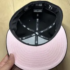 59FIFTY 7 3/8 ニューヨーク・ヤンキース ピンク　ニューエラキャップ
