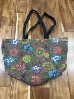 ハンドメイド　トートバッグ　エコバッグ　北欧柄風