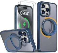 【ケース+スタンド+プロテクター】iPhone 15 Pro ケース スタンド付