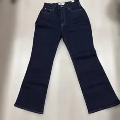 【本日限定セール】AZUL ダークブルー ブーツカットデニム　Lサイズ　美品