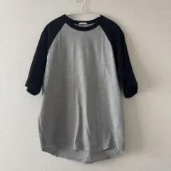 GU メンズ ラグラン Tシャツ