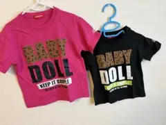 BABY DOLL Tシャツ 2枚セット