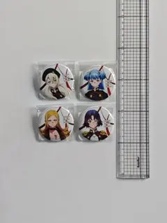 魔都精兵のスレイブ 缶バッジ4点セット リボンコーデ