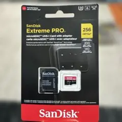 SanDisk Extreme PRO 256GB microSDカード