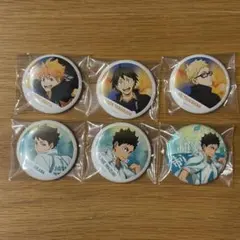 ハイキュー 缶バッジ 6個セット