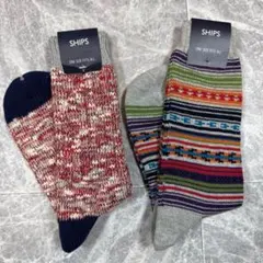 SHIPS ソックス セット 25-27