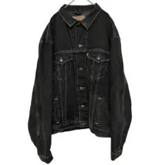 激レア個体 ビッグサイズ 90s LEVI'S ブラックデニムジャケット