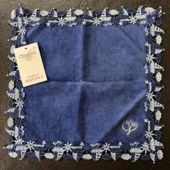 近沢レース　横浜元町本店限定 ハンカチ マリーン