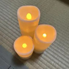 LEDキャンドル 20個セット クリーム色