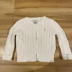 Ralph Lauren ホワイトカーディガン 12M