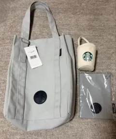 【3点セット】スターバックス　トートバッグ　サコッシュ　小物入れ