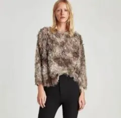 ZARA ザラ オーバーサイズニット トップス S