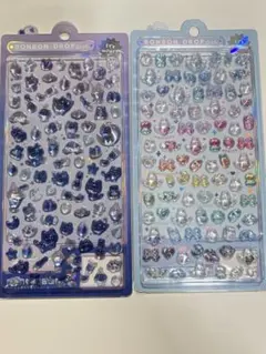 未開封】ミニよるねこボンボン・なないろボンボンドロップシール　正規品