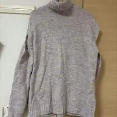 REVEYU ゆうこすルームウェア上下セットピンクタートルネック&ショートパンツ