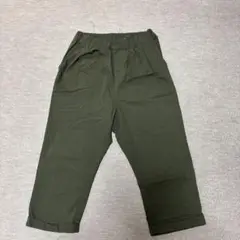 devirock ウルトラストレッチ7分丈タックパンツ 160㎝　カーキ