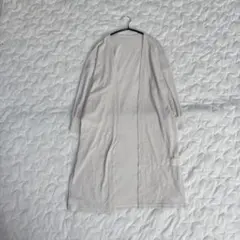 ［Vis］ライトグレーカーディガン(F)/羽織り 合わせやすい ロング丈