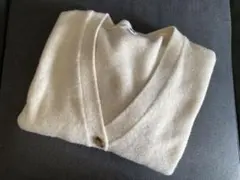 UNIQLO アイボリー Vネックセーター XL